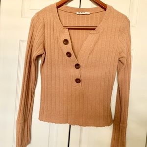 WE THE FREE / SMALL / RUST COLORED HENLY TOP